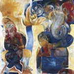 God of Art, 1994-95.Akryl og olie på lærred, 116x110 cm.